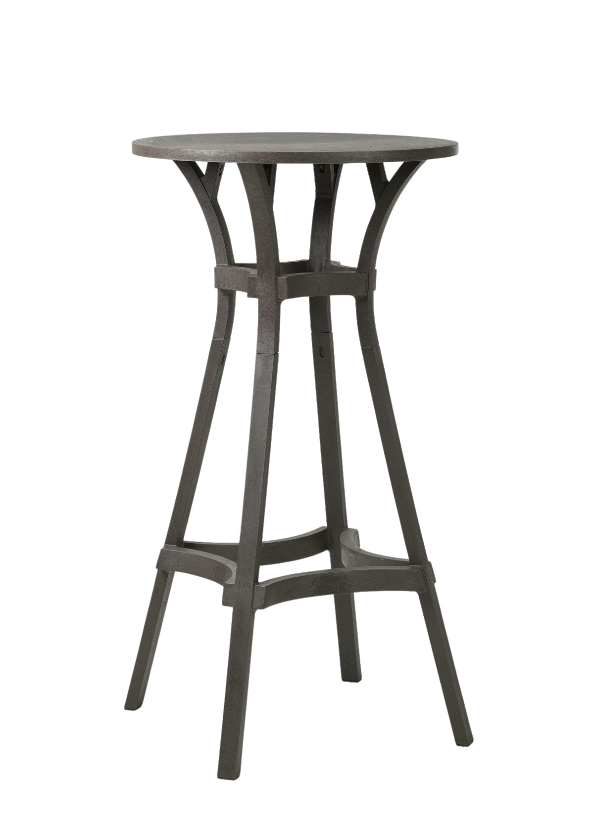 Nardi Combo Stehtisch Ø 60 cm terra – Outdoor Design-Tisch Nardi Combo Stehtisch Ø 60 cm, terra, Outdoor-Tisch aus Polypropylen, wetterfest, leicht, italienisches Design