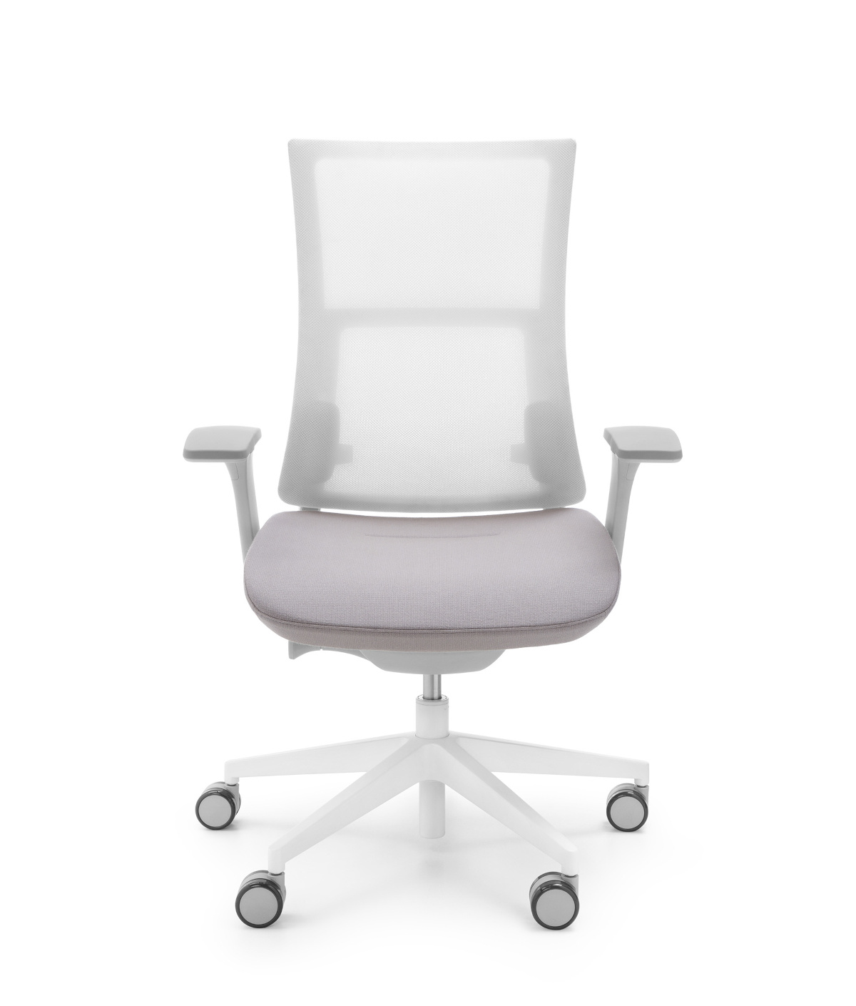 Violle 150SFL Bürostuhl, Netzrücken, Synchronmechanik, Sitztiefen und Sitzneigeeinstellung, Sitztiefenfederung in der untersten Sitzposition