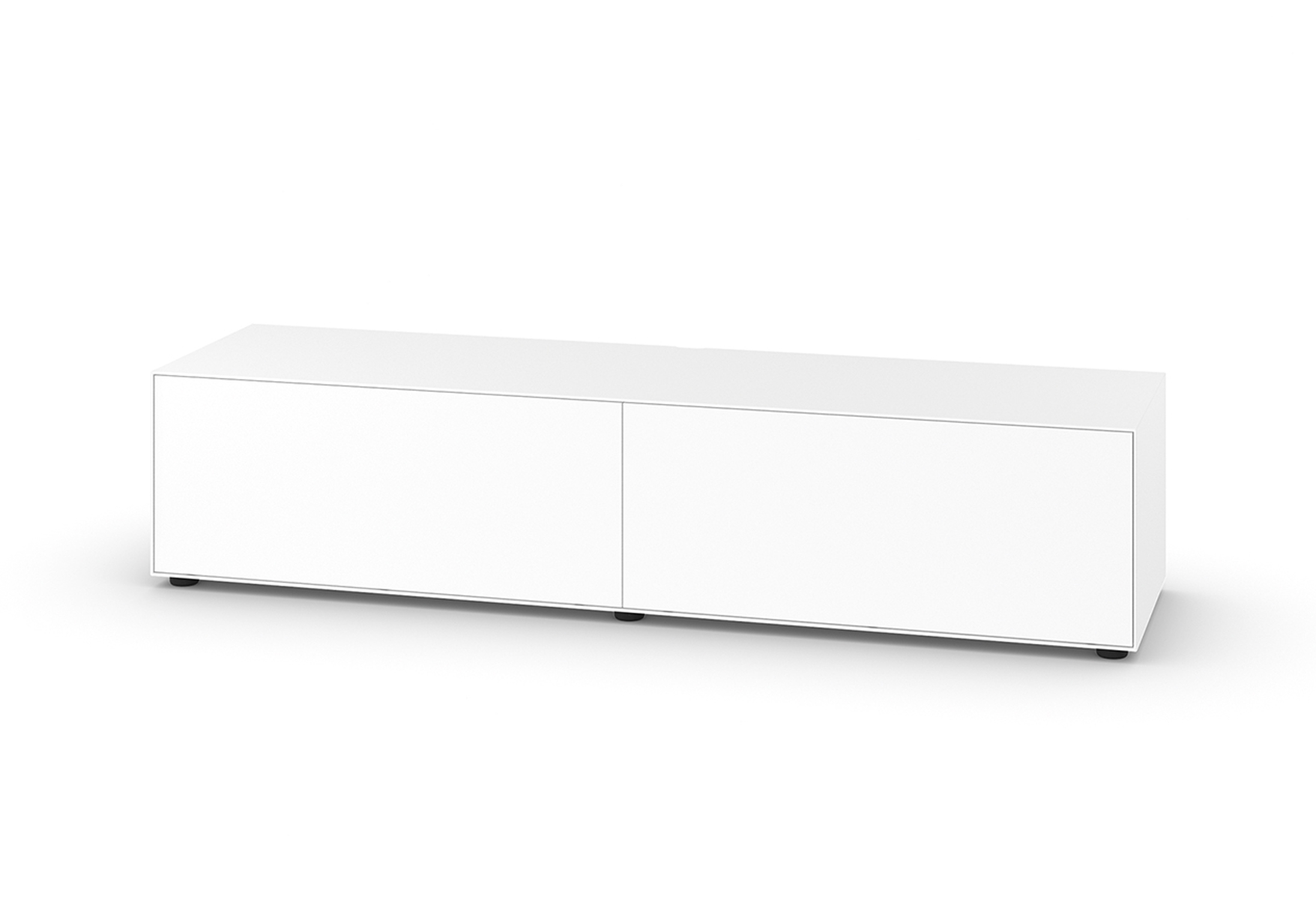 Nex Pur Box mit Medienklappe 2-fach, weiß