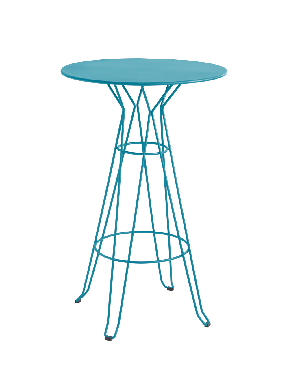 Capri Stehtisch, Ø 80 cm, türkisblau