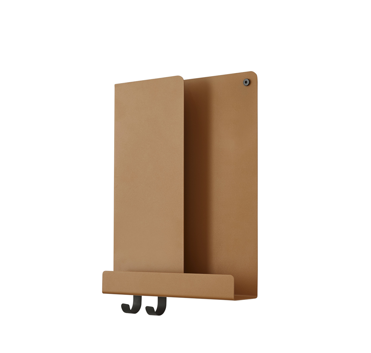 Folded Wandregal, 29 x 40 cm, schwarz