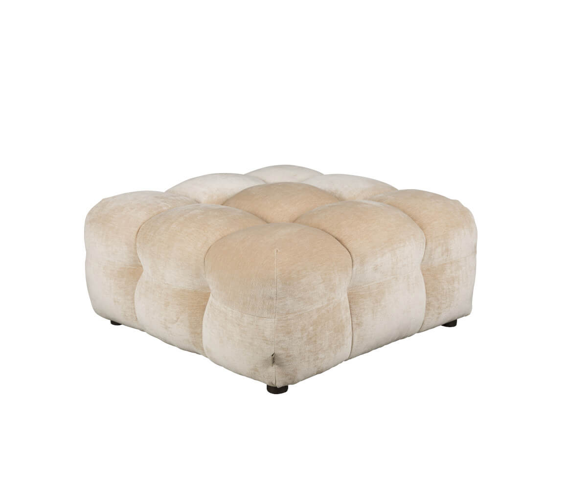 Hackman Hocker, leder schokolade