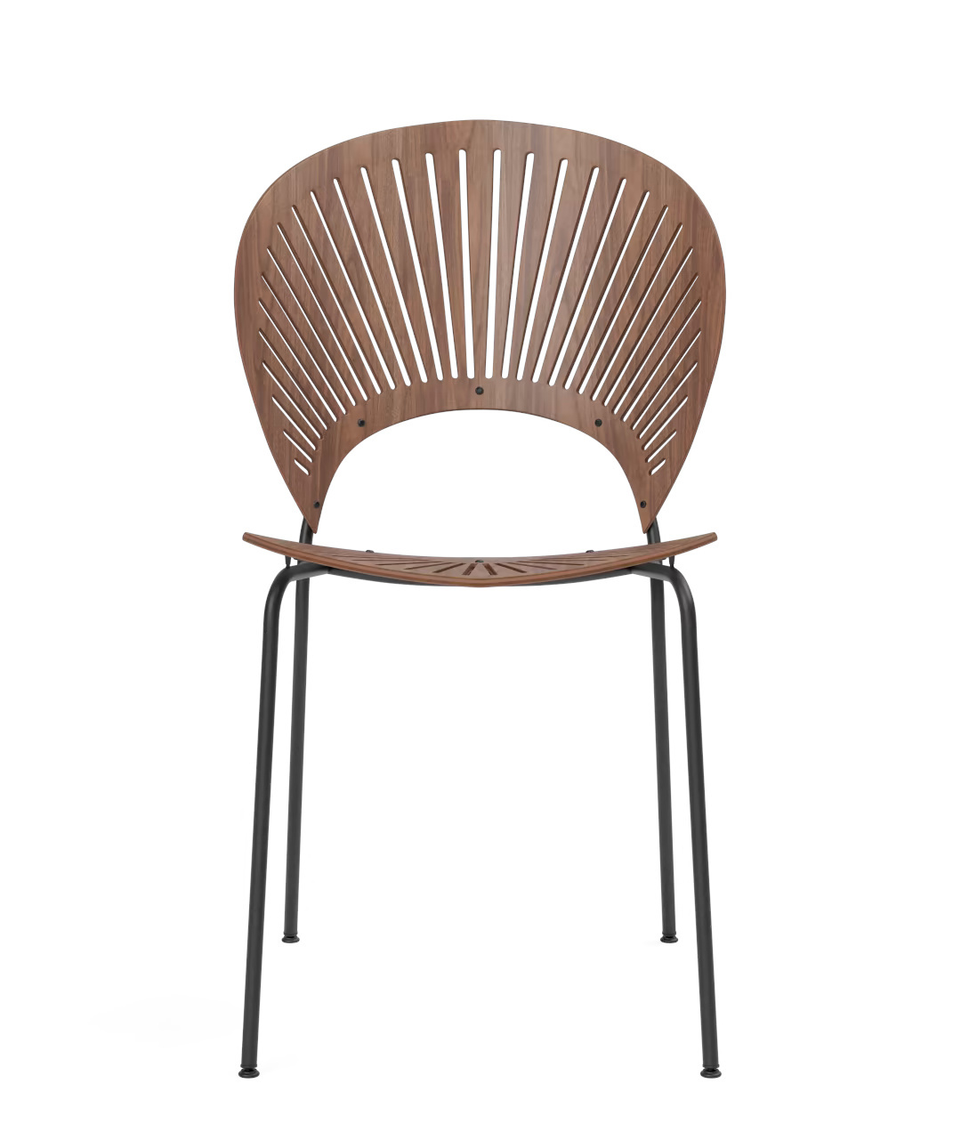 Trinidad Stuhl, schwarz / buche lackiert