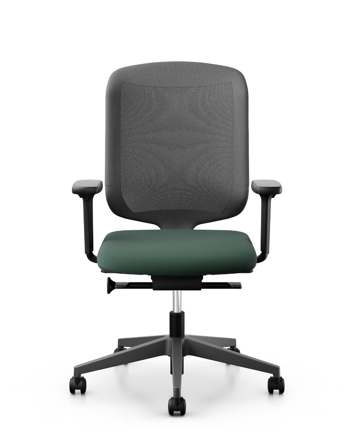 Giroflex 434-4019 Bürostuhl mit Netzrücken, ergonomisch, höhenverstellbar, moderner Drehstuhl für Büro und Homeoffice
