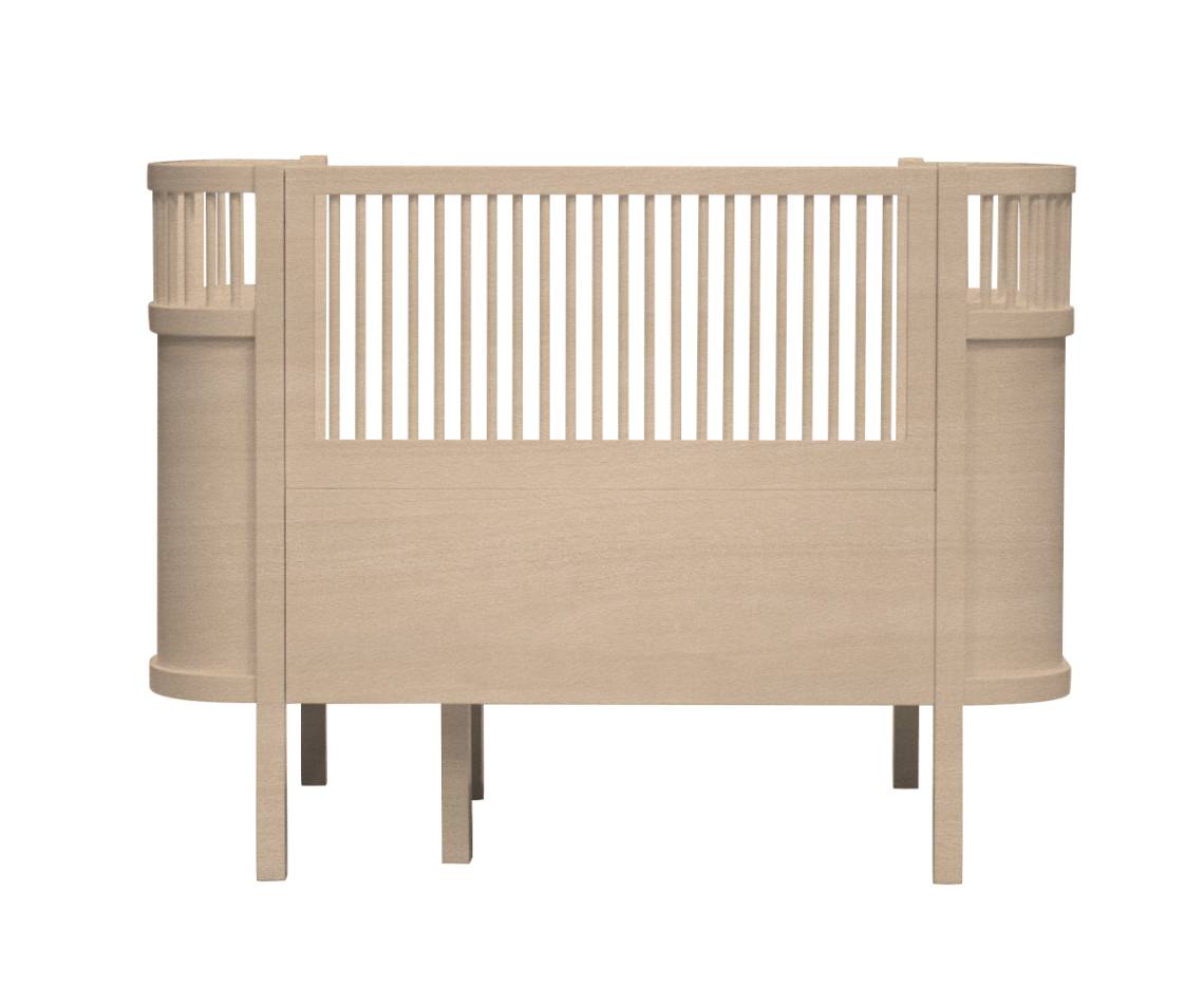 Das Sebra Bett Baby & Junior, weiß Sebra Das Sebra Bett Baby Junior Buchenholz 2001314 Design Möbel
