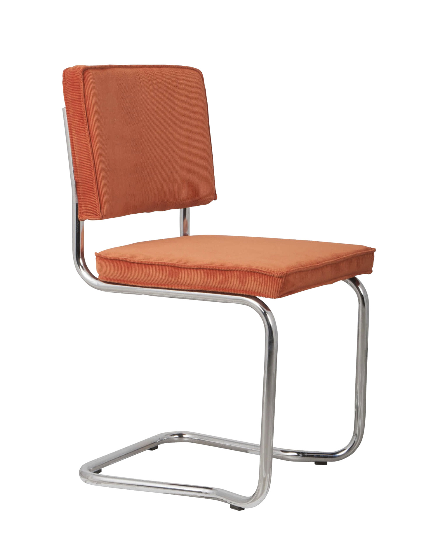 Zuiver Ridge Kink Rib Stuhl in Orange – modernes Design mit einzigartiger Rippstruktur für Esszimmer und Büros Zuiver Ridge Kink Rib Stuhl in Orange mit modernem Design und auffälliger Rippstruktur, ideal für stilvolle Esszimmer