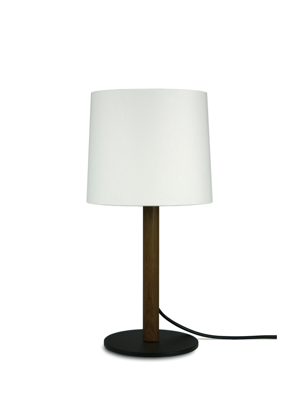 Miyu Little Tischleuchte, eiche geräuchert / weiß