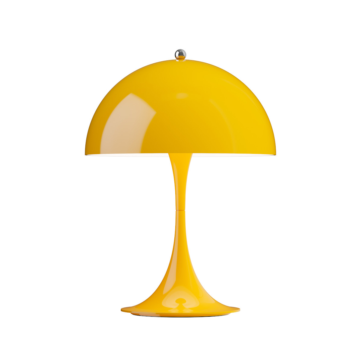 Panthella 250 Portable LED-Tischleuchte von Louis Poulsen in Opaque Yellow, kabellos, dimmbar, skandinavisches Design