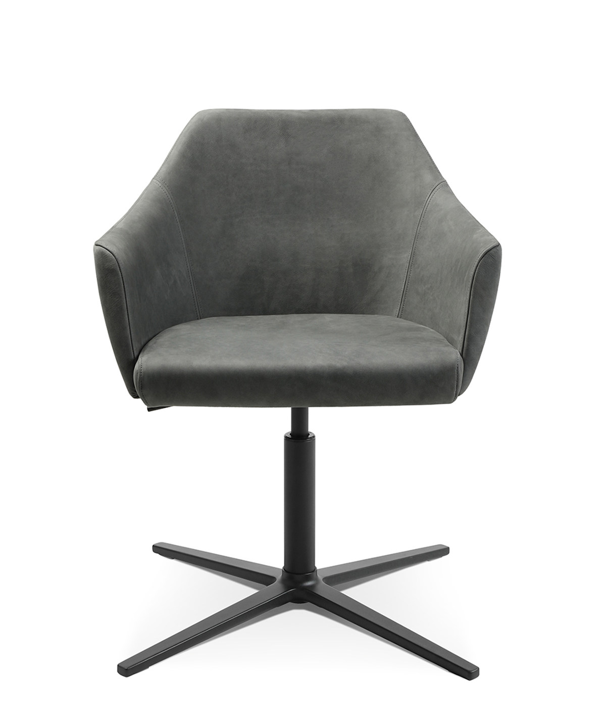 Wagner W-Cube 5 Sessel mit 4-Strahl-Gestell, höhenverstellbar, ergonomisch geformt, ideal für Büro und Homeoffice