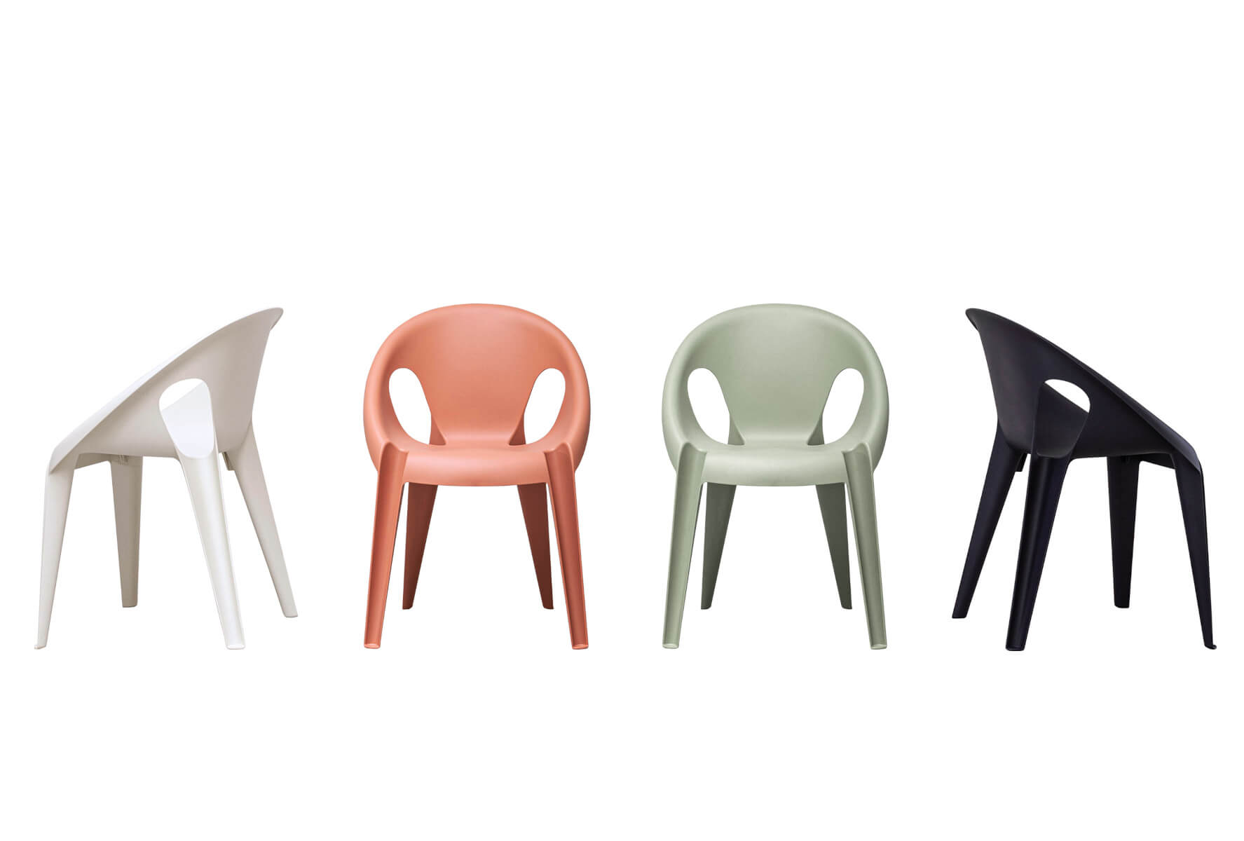 Magis Bell Chair im skandinavischen Esszimmer, stapelbar, hochwertig, zeitloses Design – komfortabel und praktisch