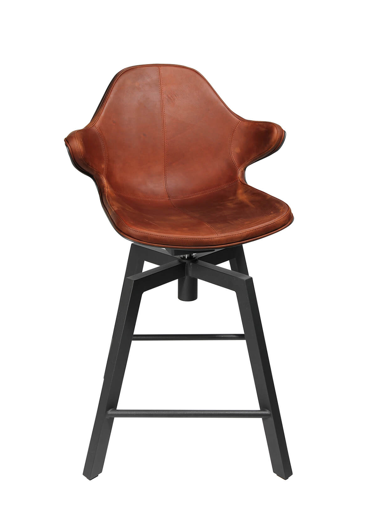 Wagner W-Loft Stool ergonomisch, drehbar, höhenverstellbar, optimal für Bar oder Küche