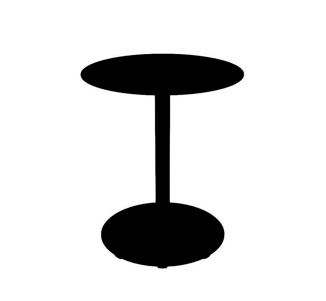 Pico Bistrotisch, Ø 64 cm, schwarz