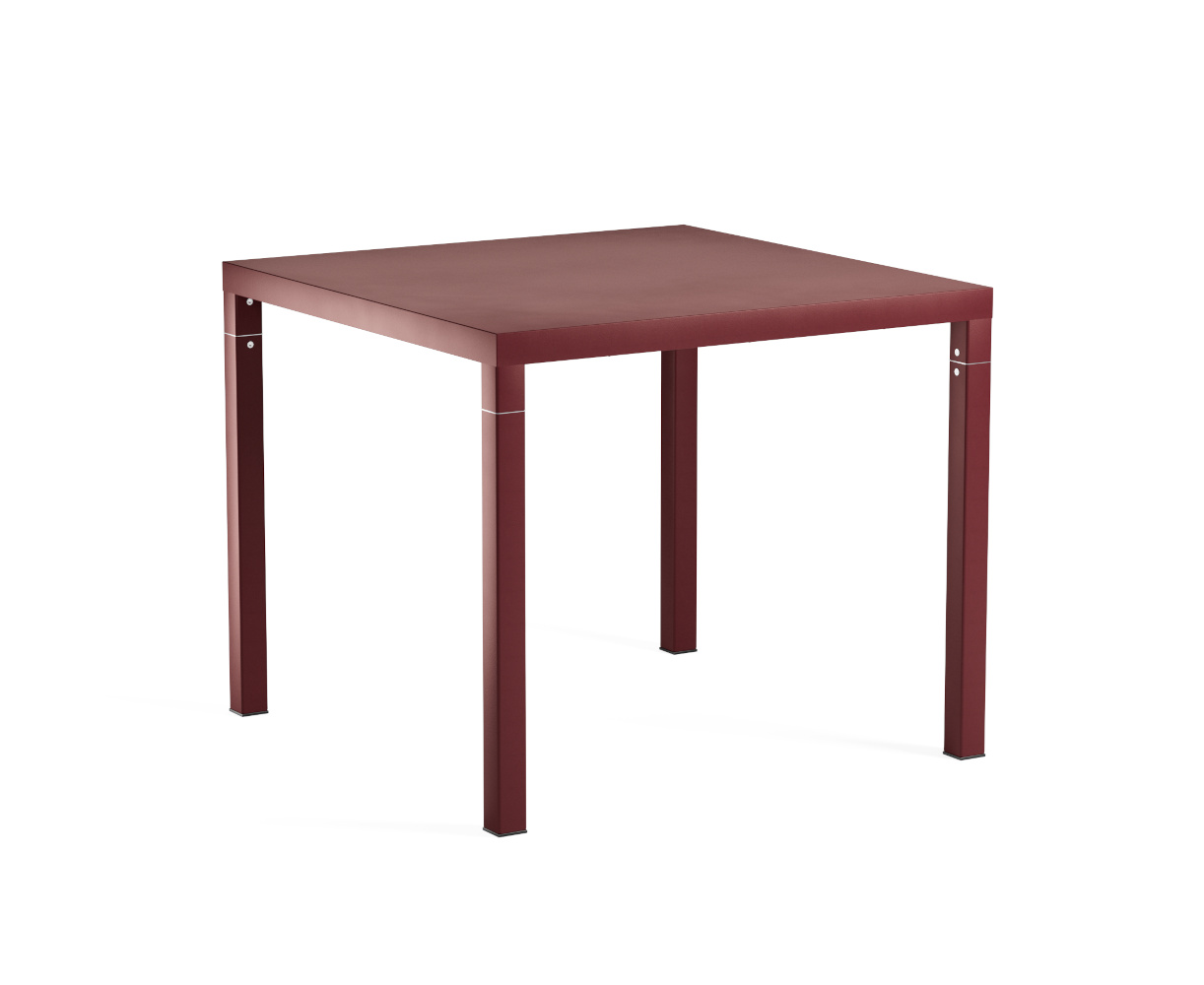 Nova Tisch, 90 x 90 cm, intensives rot Nova Tisch, 90 x 90 cm, intensives rot