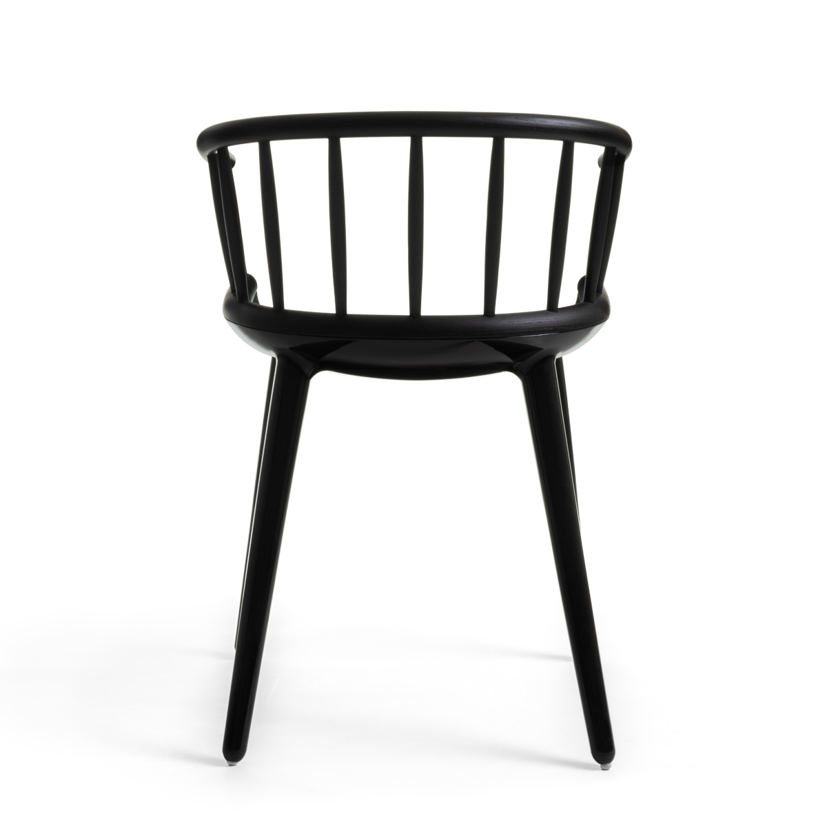 Magis Cyborg Stick Stuhl schwarz, modernes italienisches Design, ergonomisch, robust, langlebig, komfortabel