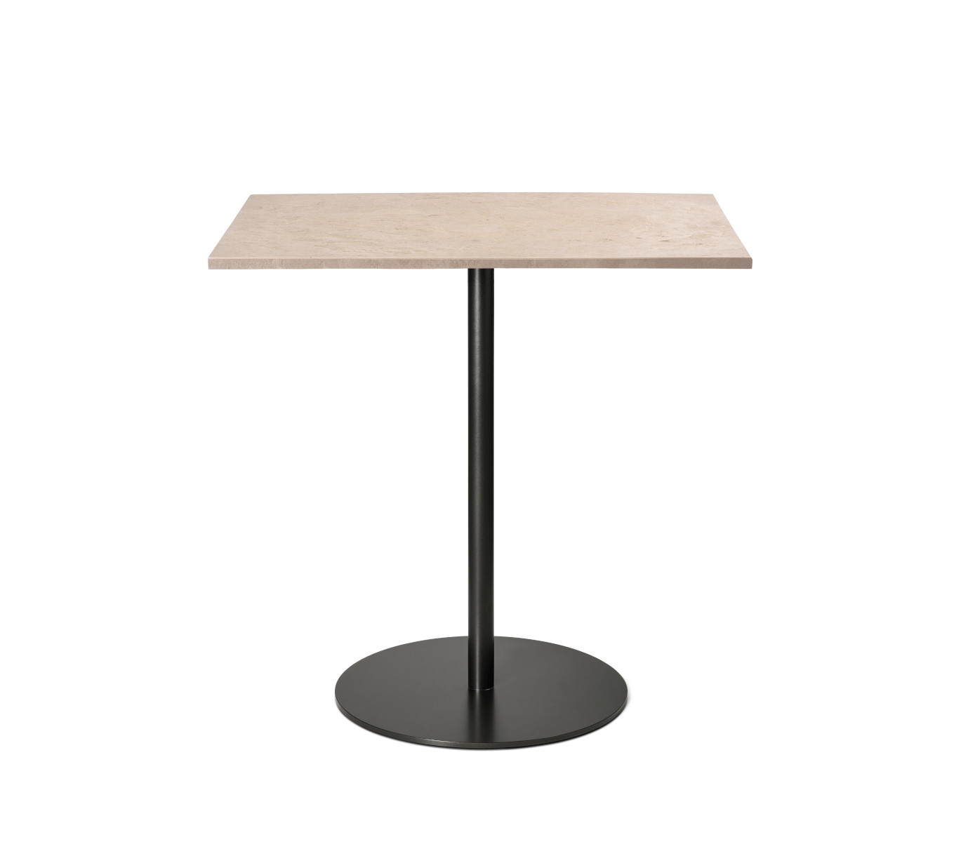 Mater Cafe Tisch, 60 x 70 cm, coffee waste black