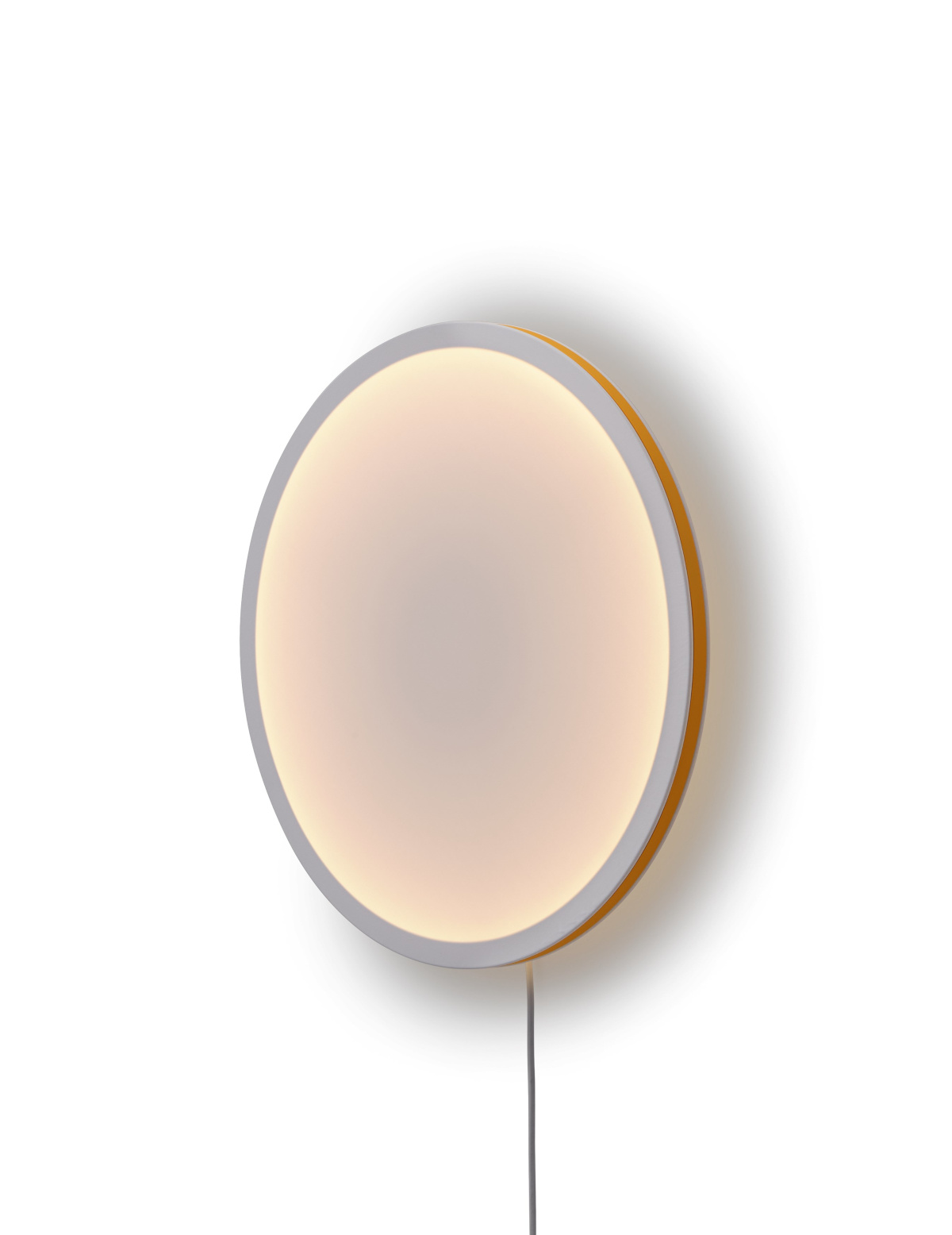 Variante Calm LED Wandleuchte, touch dim, Ø 50 cm, grau