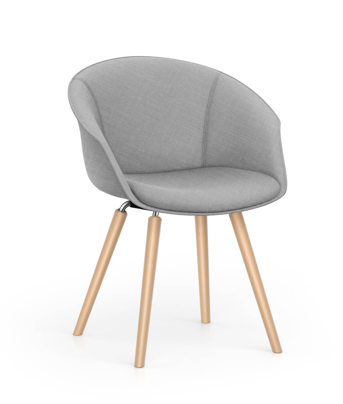 Interstuhl SHUFFLEis1 SU366 Clubsessel, ergonomisch, höhenverstellbar, Polstersitz, modern, komfortabel