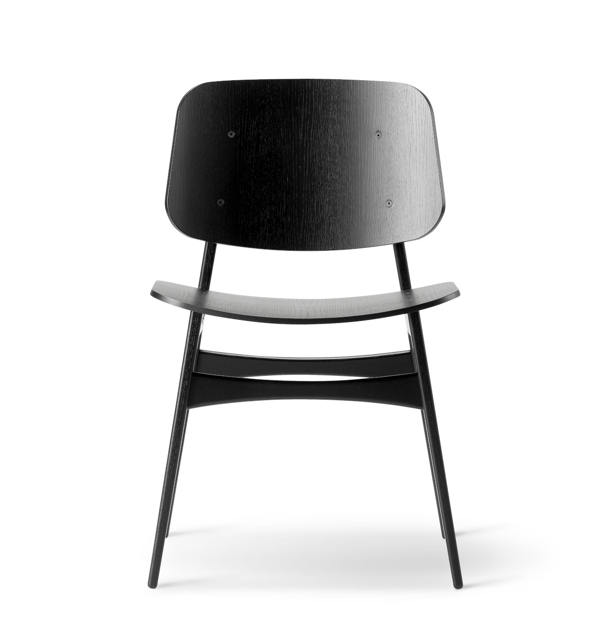 Søborg Wood Base Stuhl, walnuss lackiert