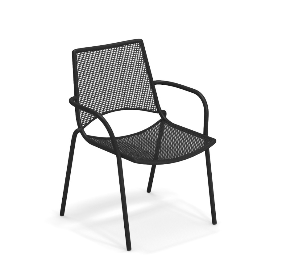Ala Armlehnstuhl, schwarz