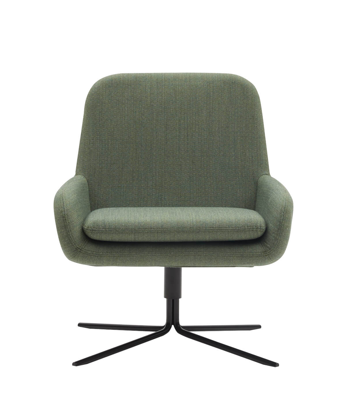 Komfortabler Softline Coco Drehsessel mit Stoffbezug, drehbar und ergonomisch geformt für langanhaltenden Sitzkomfort