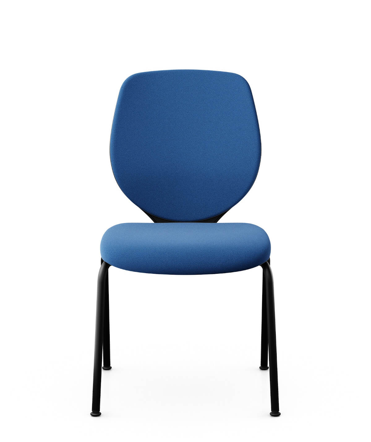 Giroflex 353-3504 Besucherstuhl mit ergonomischem Polsterrücken, stilvoller Konferenzstuhl fürs Büro