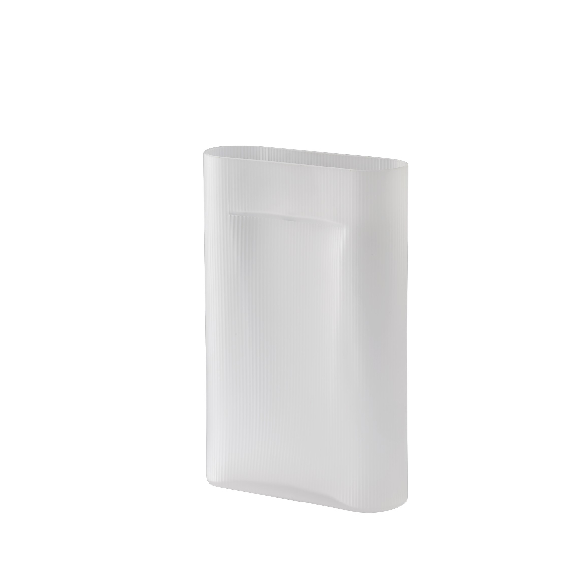 Ridge Vase, höhe 48,5 cm, weiß