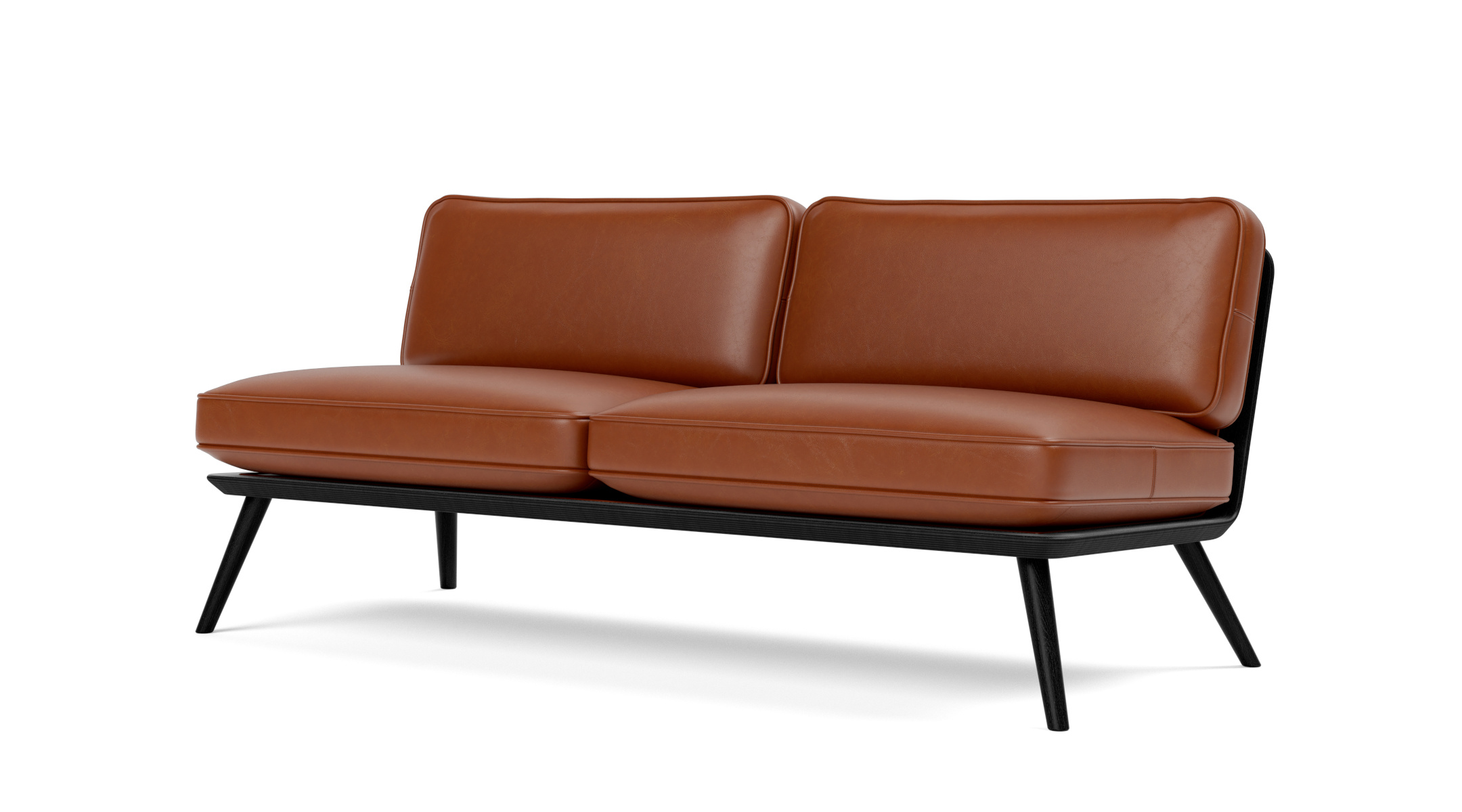 Spine Lounge Suite Sofa, eiche lackiert / gand linen natur 0024