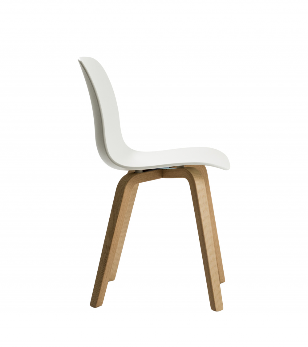 Magis Substance Stuhl, Esche natur/weiß, ergonomisch, leicht, komfortabel, modernes italienisches Design