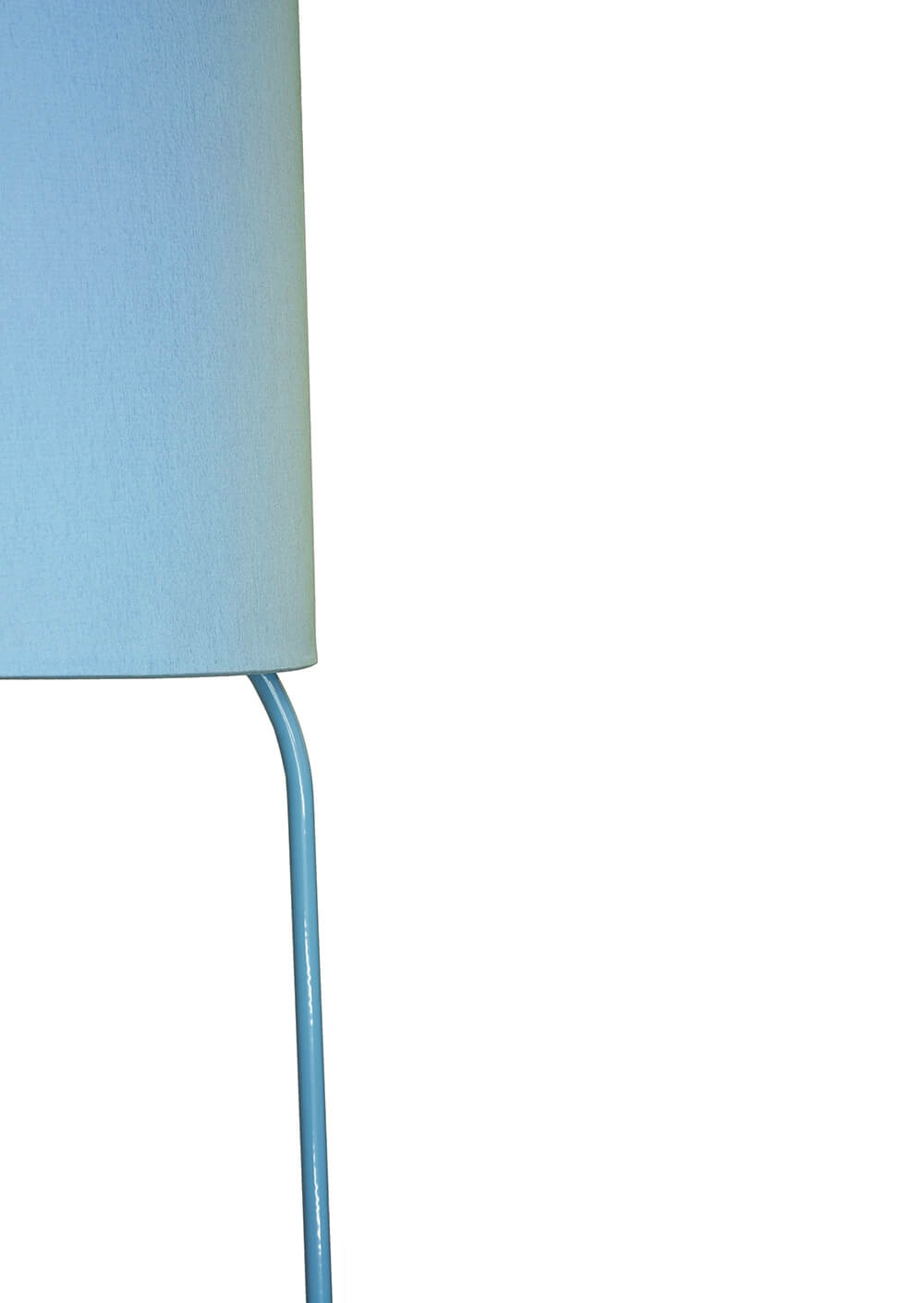 SlimSophie Stehleuchte von FRAUMAIER, blau, dimmbar, schlankes LED-Design, ideal für Wohnzimmer, modernes Licht