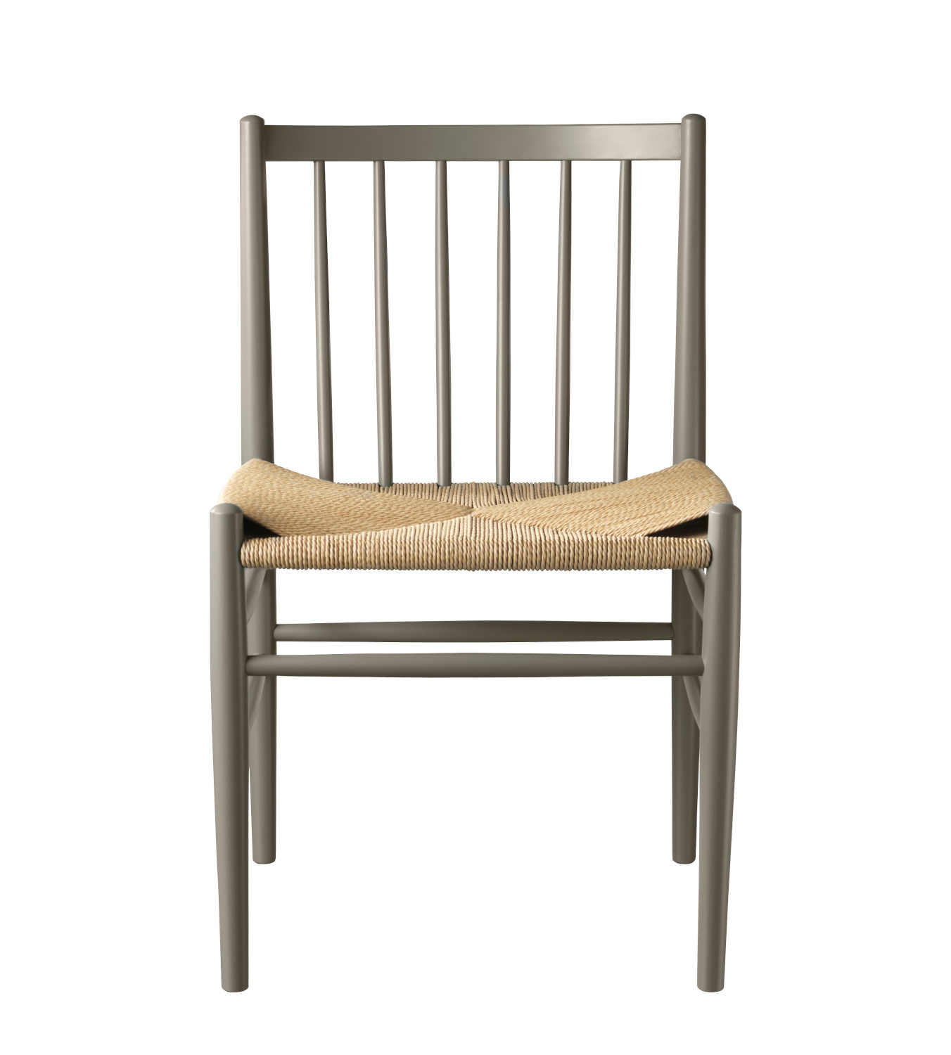 J80 Stuhl, eiche geräuchert / naturgeflecht