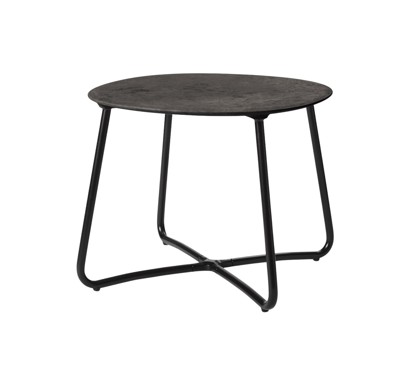 Lily Beistelltisch, höhe 35 cm, coffee waste black