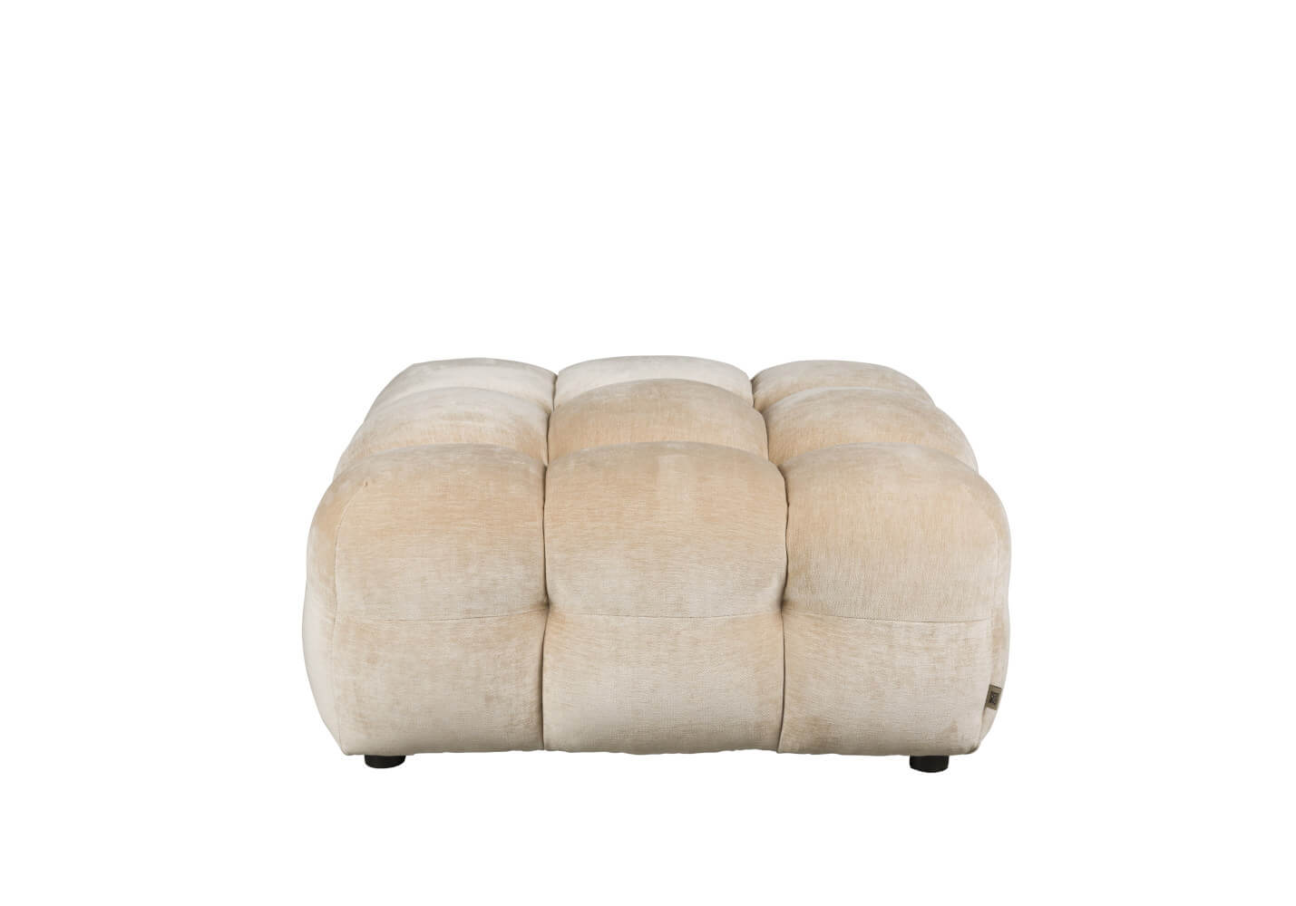 Hackman Hocker, velours beige