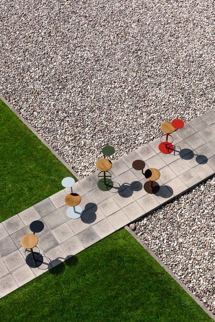 Aaron Outdoor Barhocker, höhe 60 cm