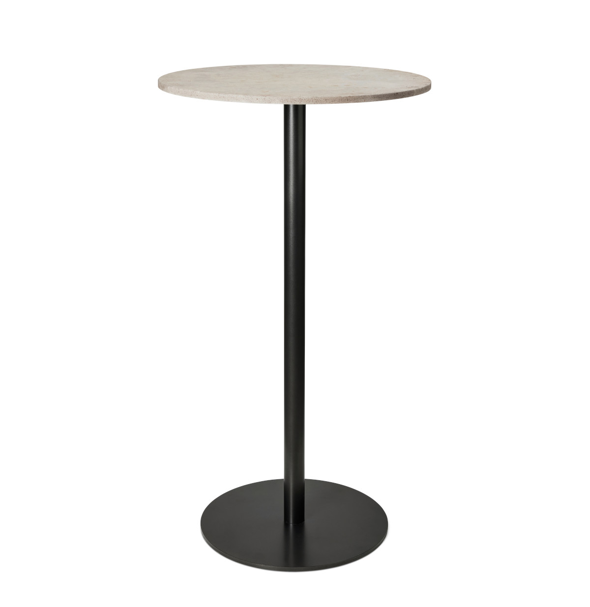 Mater Stehtisch, höhe 106 cm, Ø 60 cm, wood waste grey