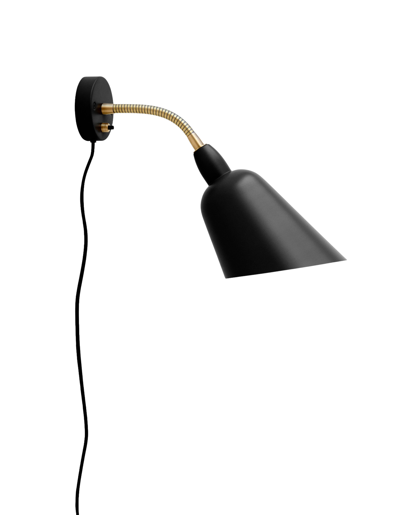 Variante Bellevue AJ9 Wandleuchte, black / brass