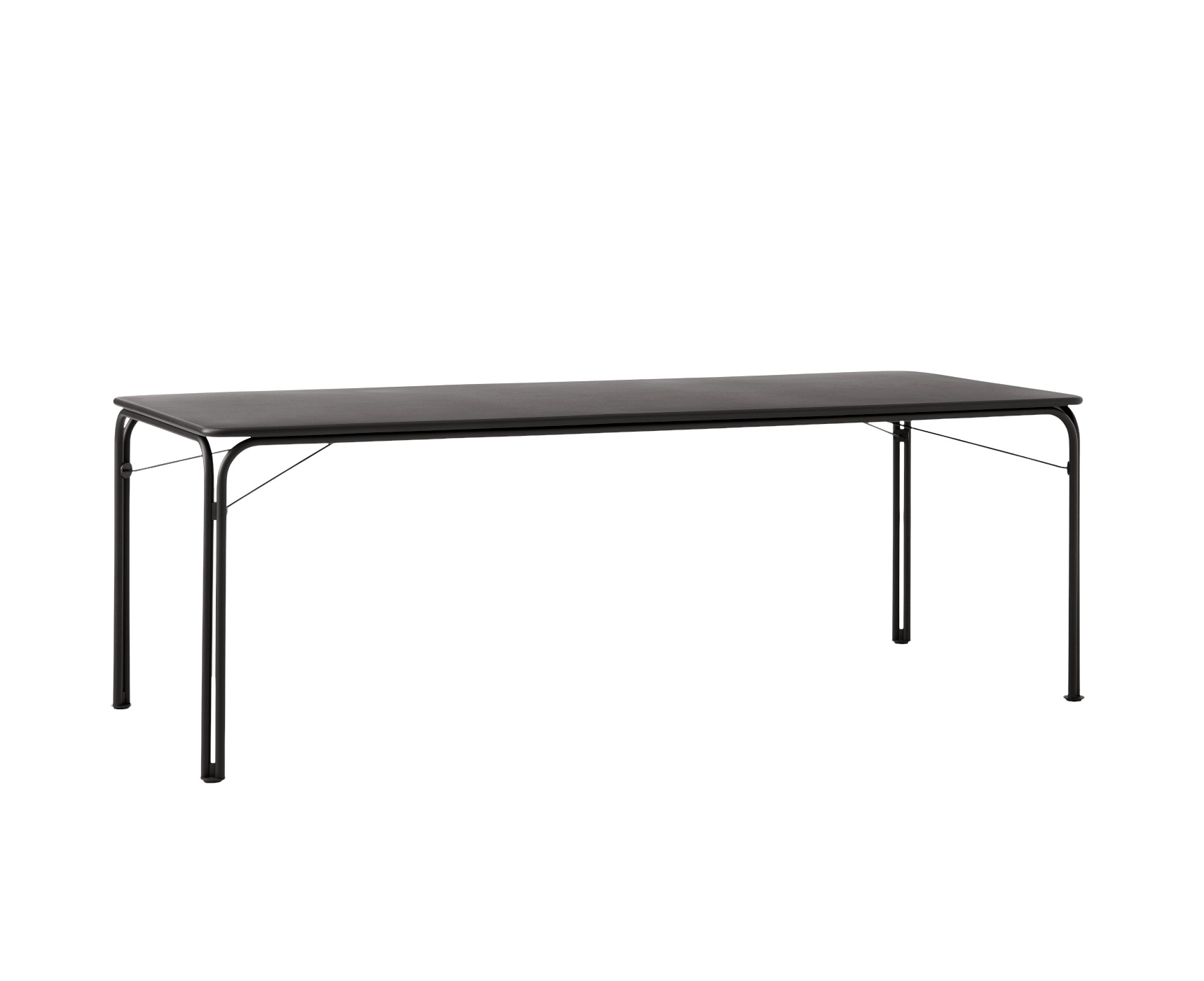 Thorvald SC99 Gartentisch, 220 x 90 cm, schwarz