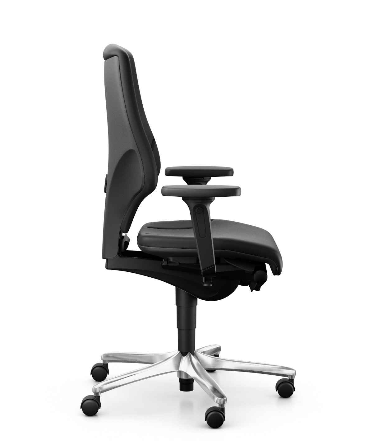 Giroflex 64-3578-LAB Laborstuhl mit robustem Gestell, Rollen und ergonomischem Sitz für Labor, Klinik und Forschung