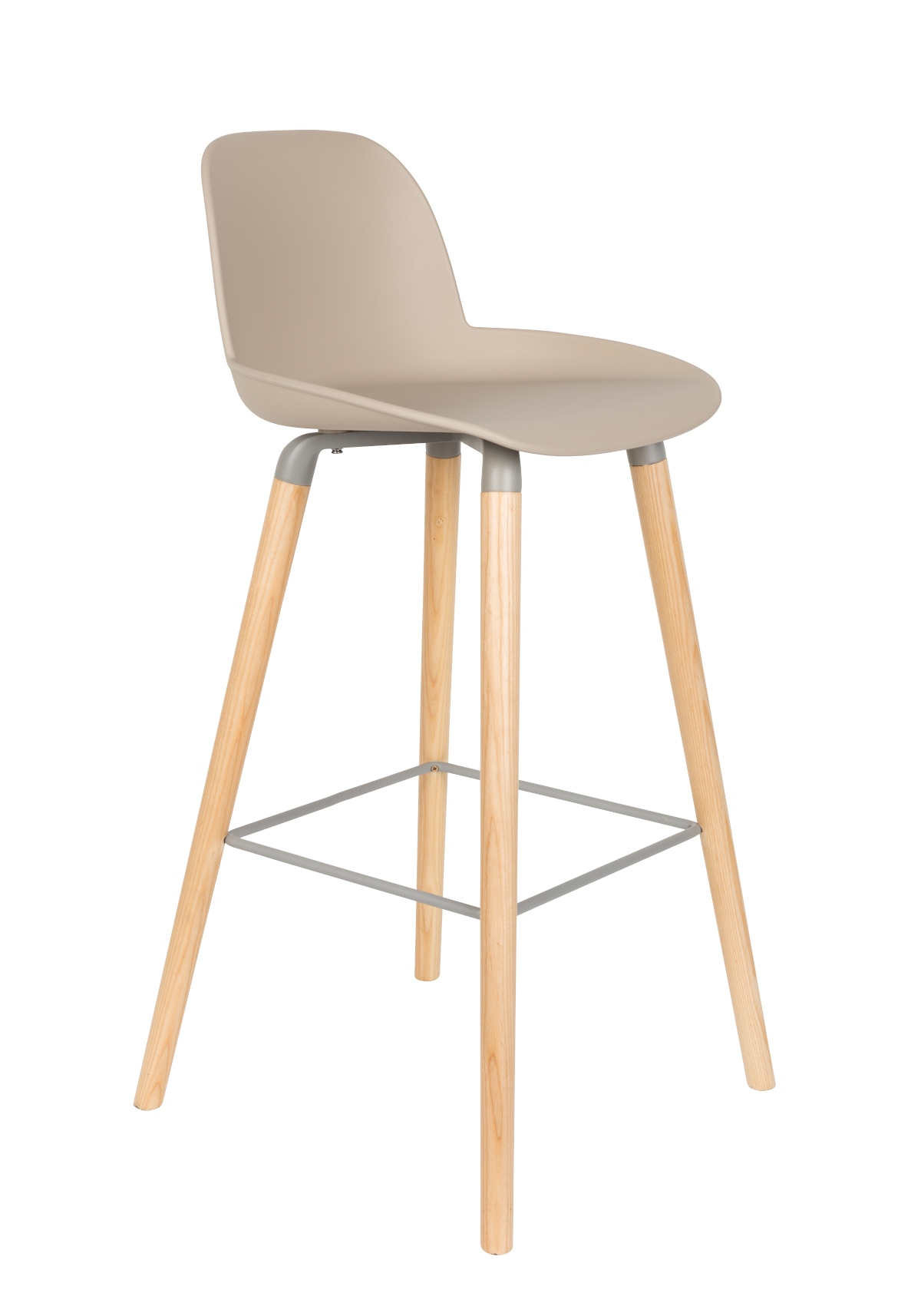 Albert Kuip Barhocker, höhe 75 cm, taupe