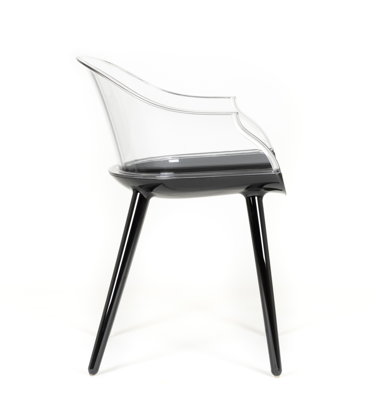 Magis Cyborg Stuhl schwarz, innovativer Design-Stuhl, ergonomisch, komfortabel, Made in Italy, langlebig