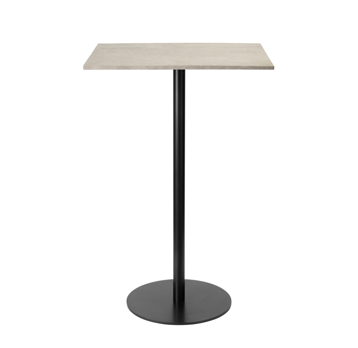 Mater Stehtisch, höhe 106 cm, 60 x 70 cm, wood waste grey