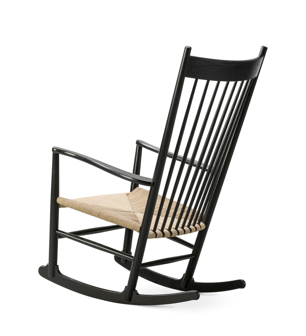 Wegner J16 Rocking Chair, eiche geseift / naturgeflecht