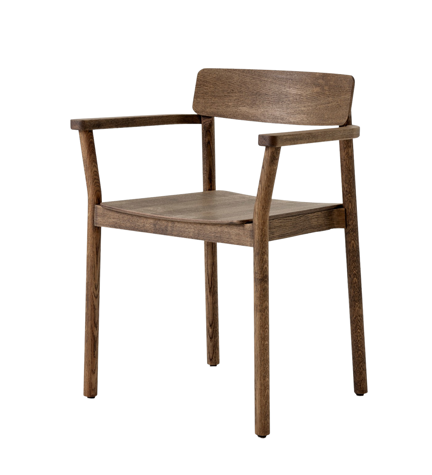 &Tradition Betty TK10 Armlehnstuhl, Eiche geräuchert, skandinavisches Design – elegant am Esstisch oder im Wohnbereich