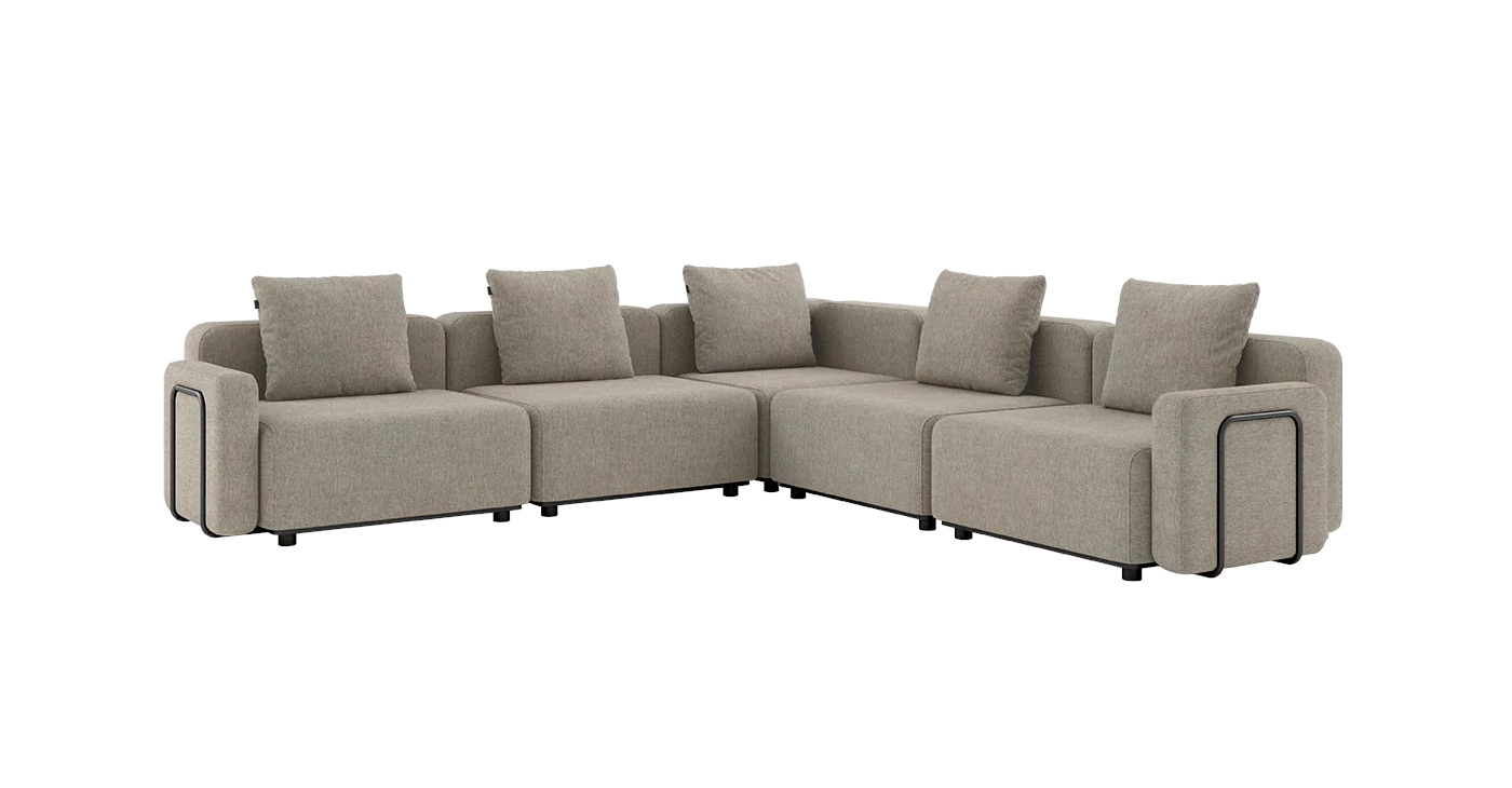 Cobana Ecksofa 5-Sitzer mit Armlehne