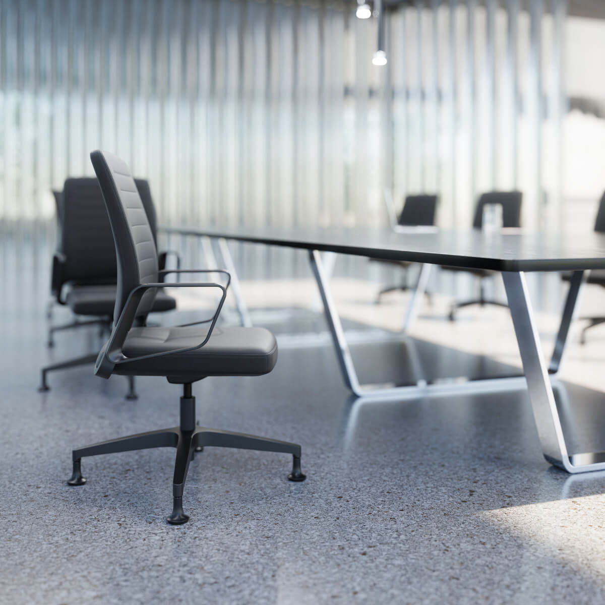 Ergonomischer Interstuhl VINTAGEis5 17V2 Bürodrehstuhl mit Synchronmechanik und edlem Design für gesundes Sitzen.