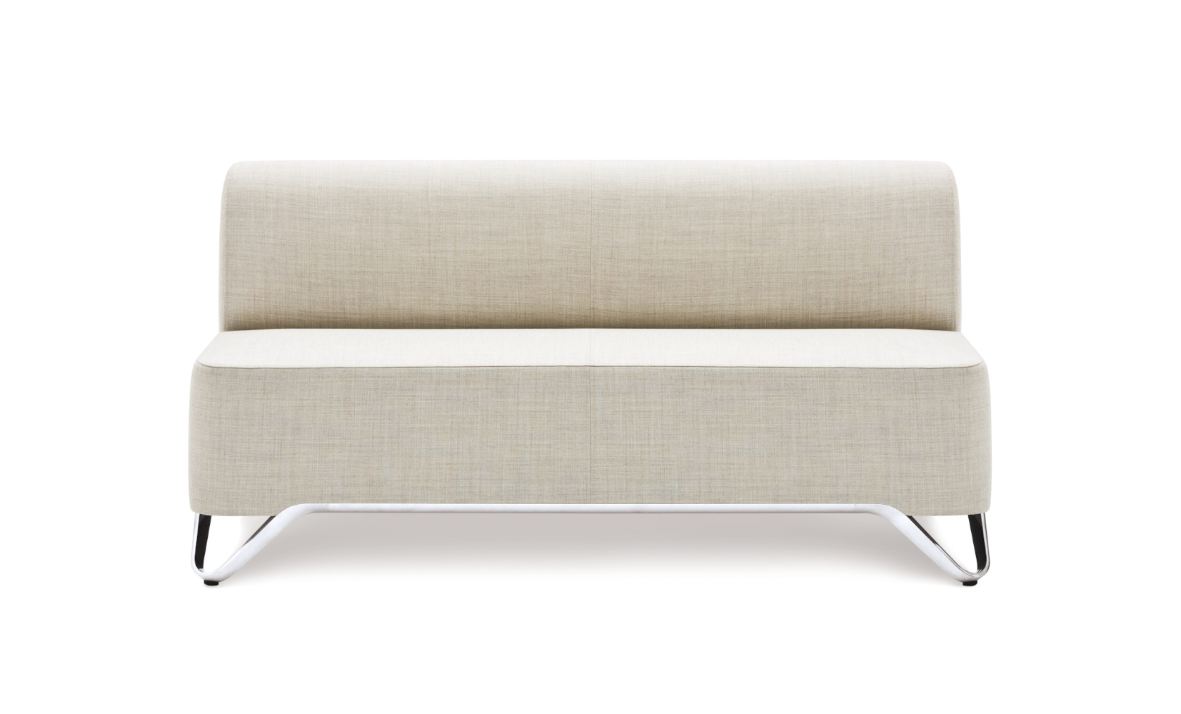 SoftBox 2B Sofa 2-Sitzer ohne Armlehnen, Kufengestell