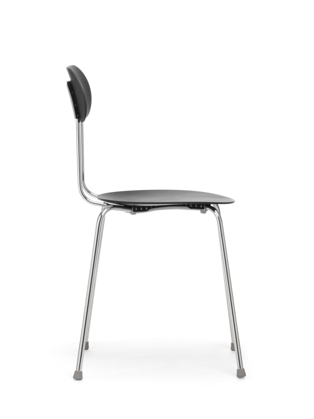 Magis Mariolina Stuhl, chromgestell, anthrazit Sitz, ergonomisch, modernes italienisches Design