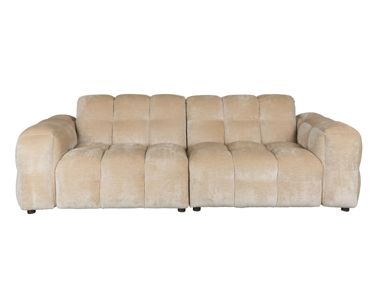 Hackman Sofa 3-Sitzer, velours beige