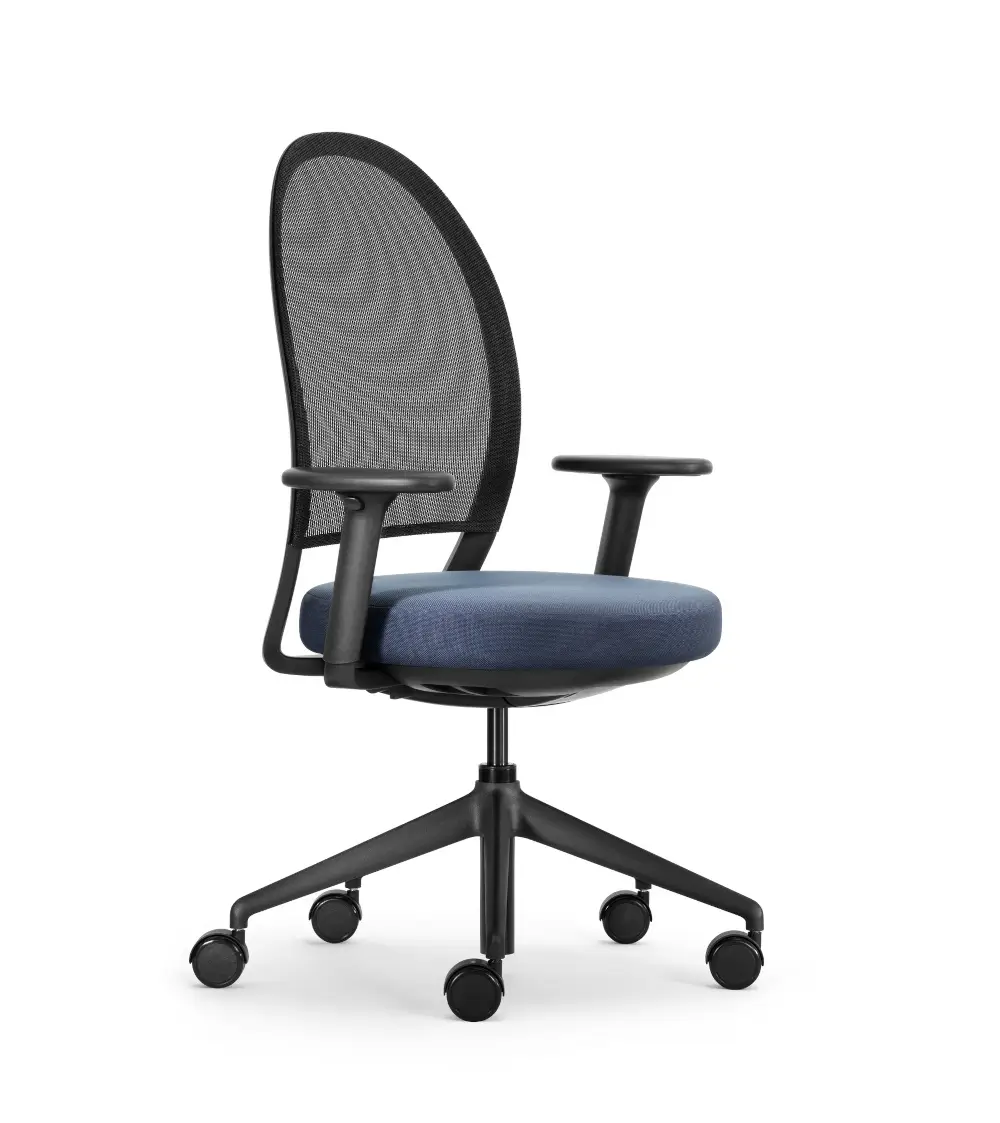 Girsberger Marva Net Bürostuhl mit Netzrücken für komfortables und ergonomisches Sitzen im Büro.