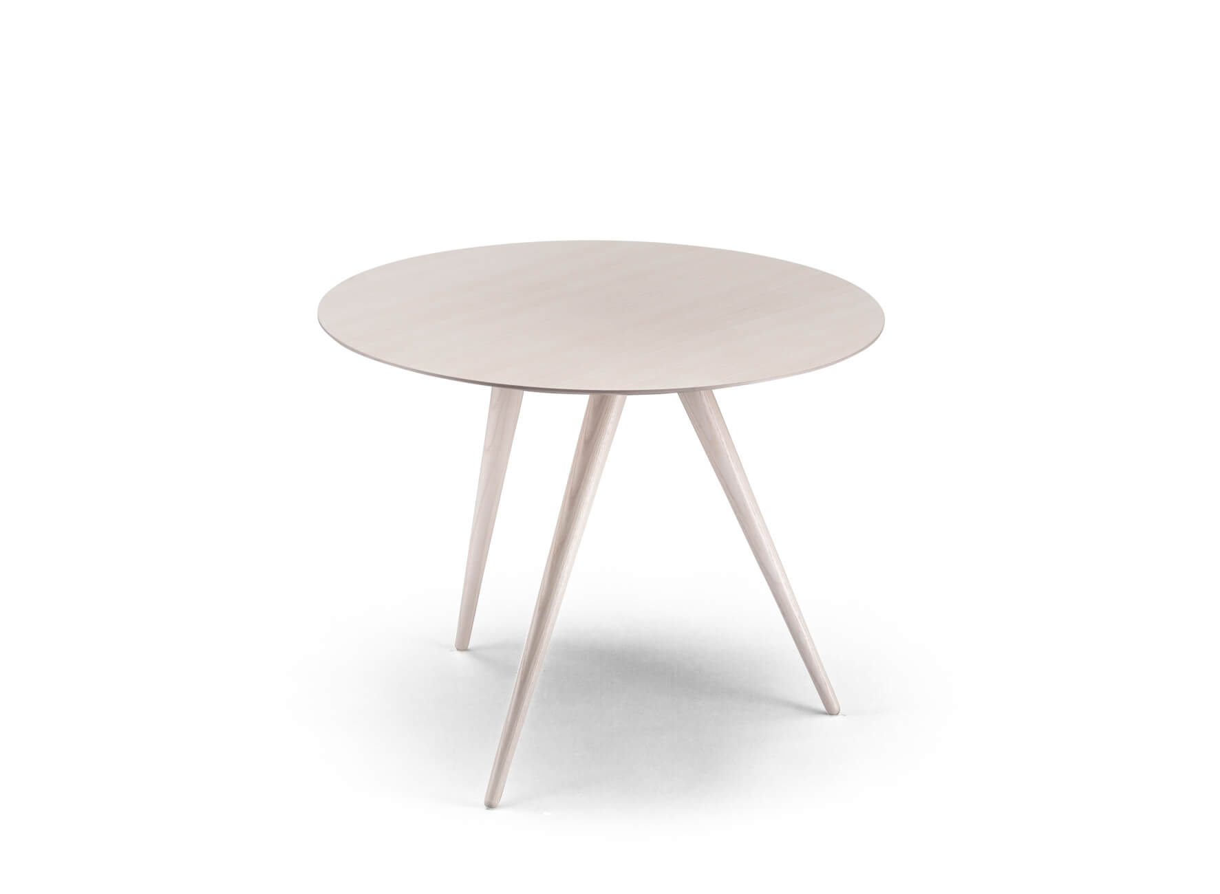 Turn High Beistelltisch, esche weiß