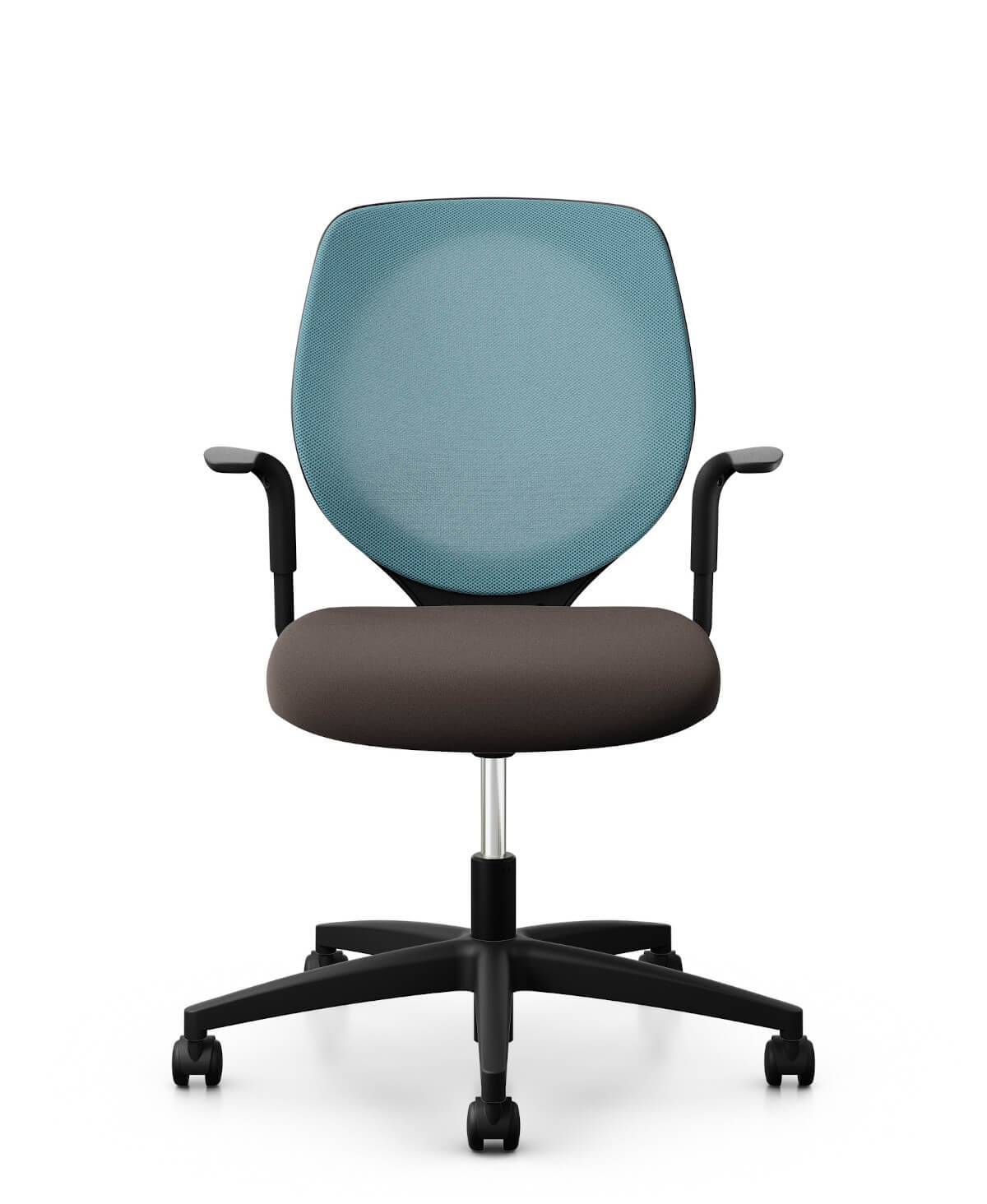 Giroflex Konferenzstuhl 353-3018 mit atmungsaktivem Netzrücken, stilvoller Stuhl für Konferenzraum und Meetingbereich